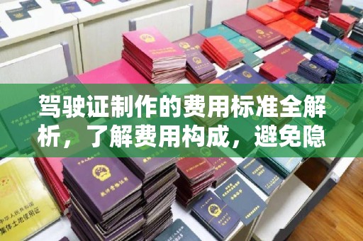东平驾驶证制作的费用标准全解析，了解费用构成，避免隐形消费